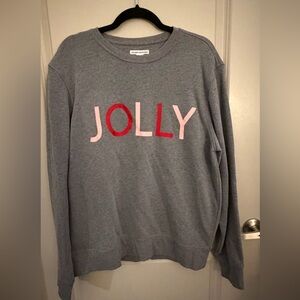 Amazon Essentials Gray Jolly Sweatshirt